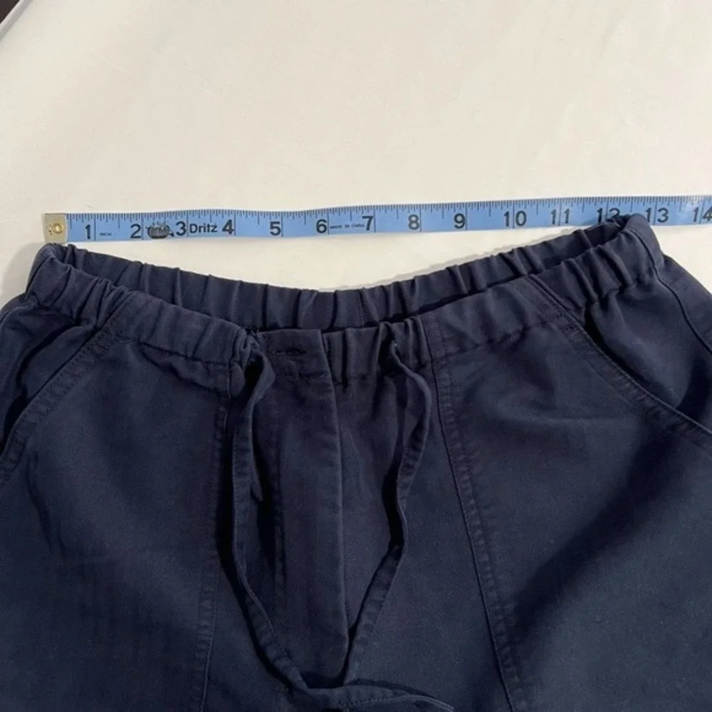 Havana‎ Jack Casual Wide Leg Lounge Pants Navy Size SM Drawstring Beachwear